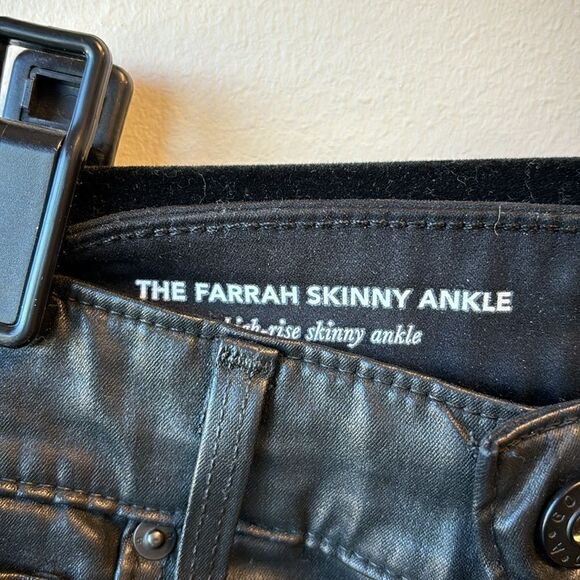 AG jeans black 25 Farrah Skinny Ankle high rise - Picture 3 of 9